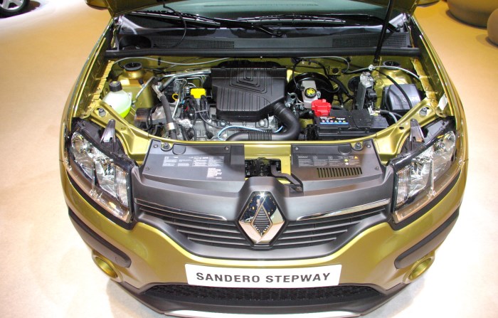 зеленый renault sandero stepway