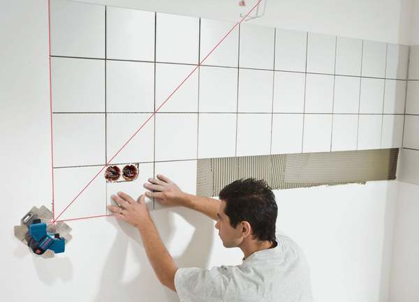 Как правильно делать укладку плитки для стен